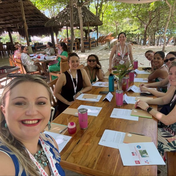 AIJA Women Network working session outdoors